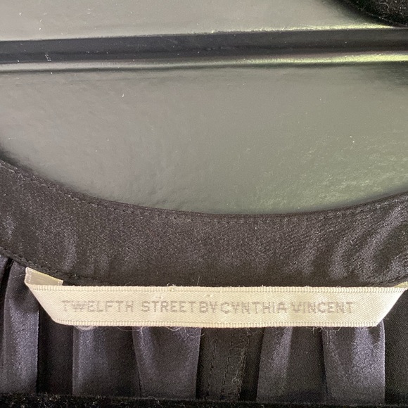 Cute Twelfth Street By Cynthia Vincent 100% Silk Flowy Watercolor Dress Sz 4 - Picture 3 of 7